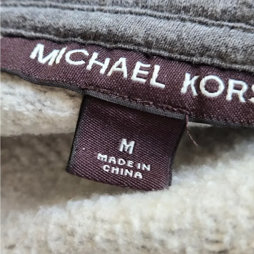 Michael Kors Great Quarter Zip Logo Sweatshirt